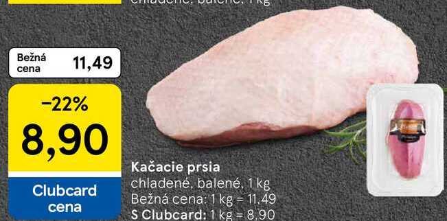 Kačacie prsia, 1 kg 