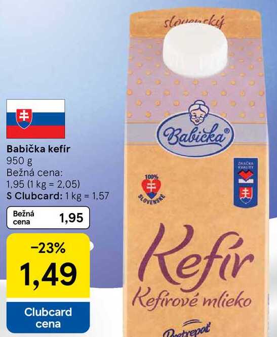 Babička kefír, 950 g 
