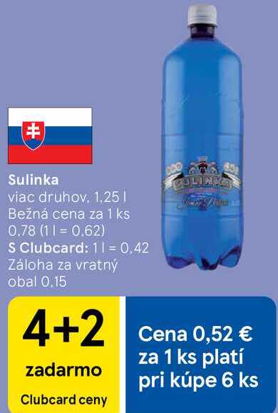 Sulinka, 1,25 l