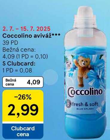 Coccolino aviváž, 39 PD 