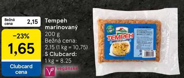 Tempeh marinovaný, 200 g