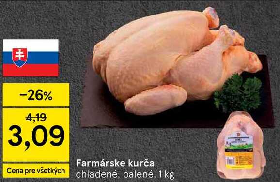 Farmárske kurča, 1 kg