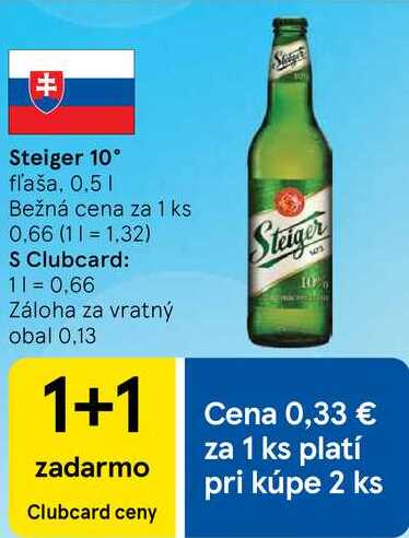 Steiger 10°, 0,5 l