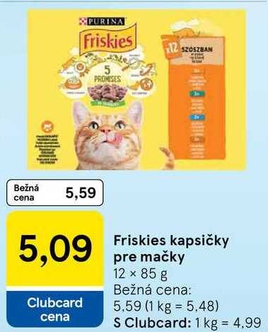 Friskies kapsičky pre mačky, 12x 85 g