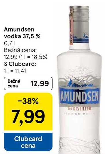 Amundsen vodka 37,5 %, 0,7 l