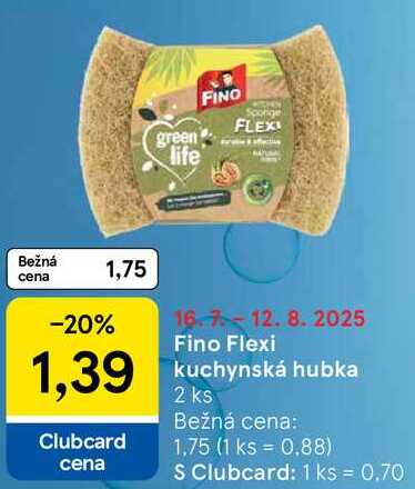Fino Flexi kuchynská hubka, 2 ks