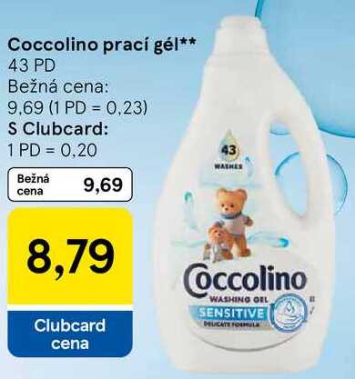 Coccolino prací gél, 43 PD 