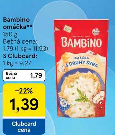 Bambino omáčka, 150 g 