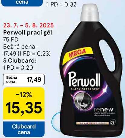 Perwoll prací gél, 75 PD
