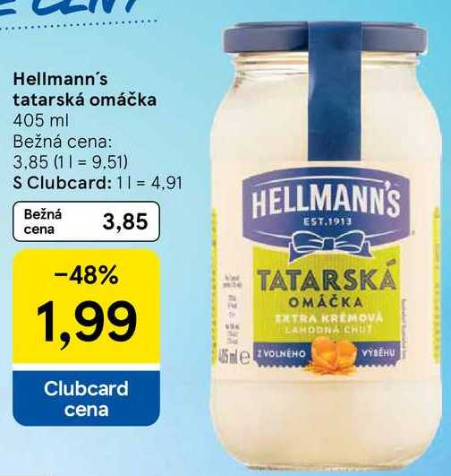 Hellmann's tatarská omáčka, 405 ml 