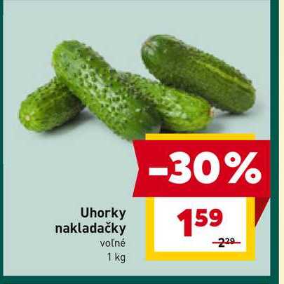 Uhorky nakladačky voľné 1 kg 