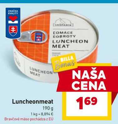 Luncheonmeat 190 g