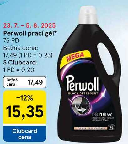 Perwoll prací gél, 75 PD 