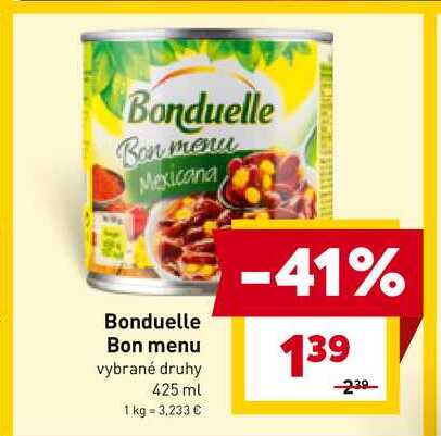 Bonduelle Bon menu vybrané druhy 425 ml 