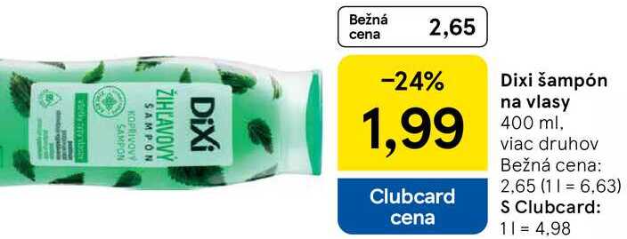 Dixi šampón na vlasy, 400 ml