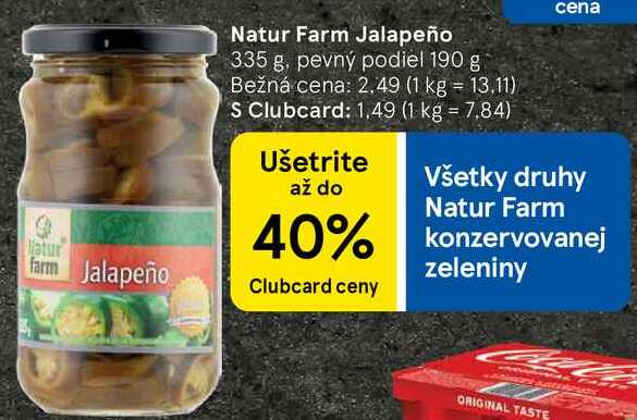 Natur Farm Jalapeño, 335 g
