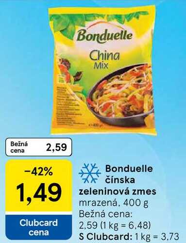 Bonduelle čínska zeleninová zmes, 400 g 