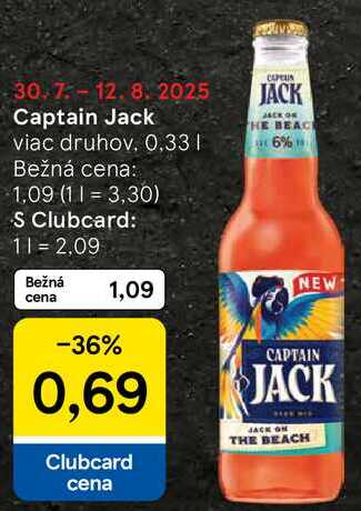 Captain Jack, 0,33 l