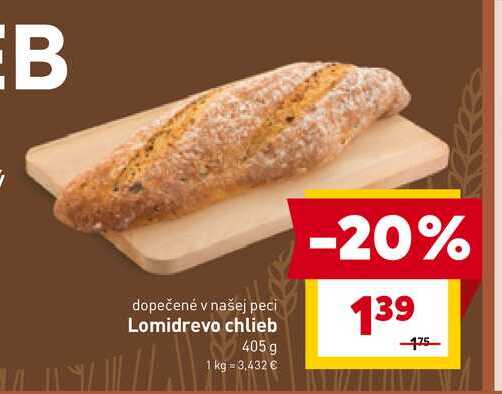 Lomidrevo chlieb 405 g