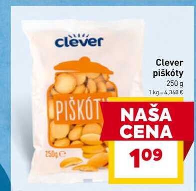 Clever piškóty 250 g