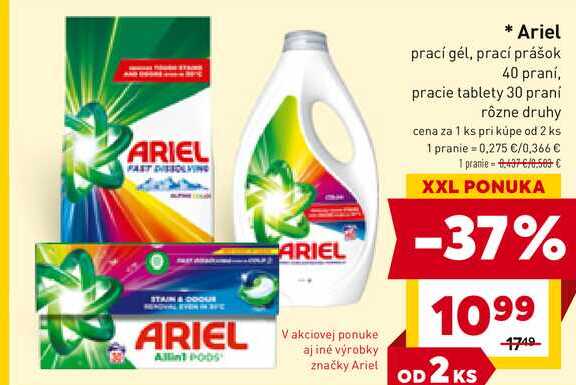 ARIEAriel prací gél, 40 praní