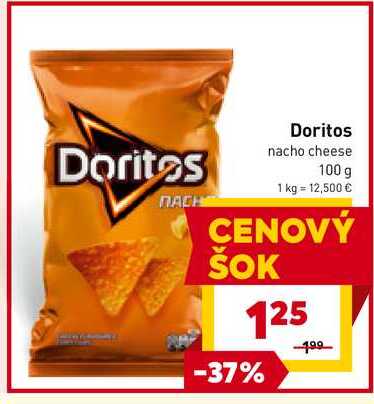Doritos nacho cheese 100 g 