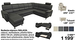 Sedacia súprava MALAGA