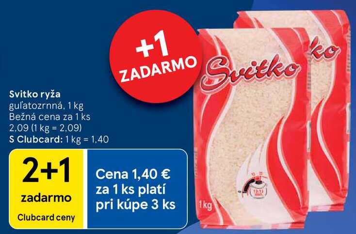 Svitko ryža, 1 kg