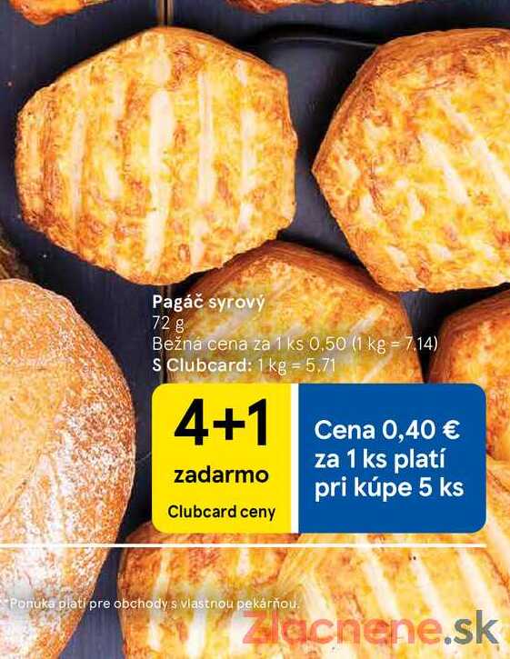 Pagáč syrový, 72 g