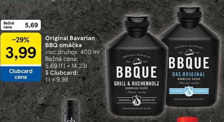 Original Bavarian BBQ omáčka, 400 ml 