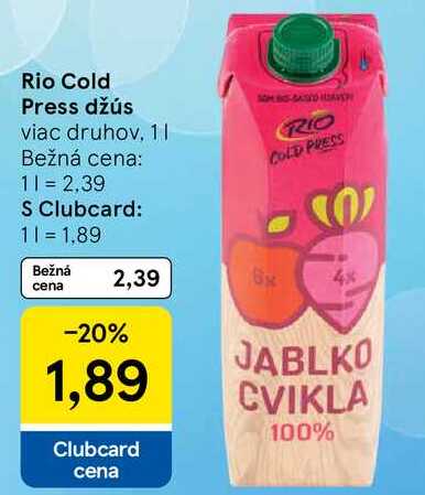 Rio Cold Press džús, 1 l
