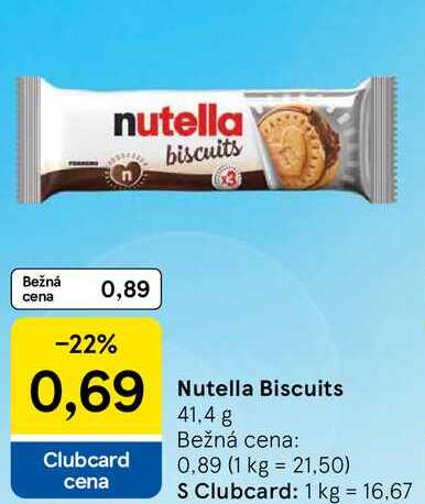 Nutella Biscuits, 41,4 g