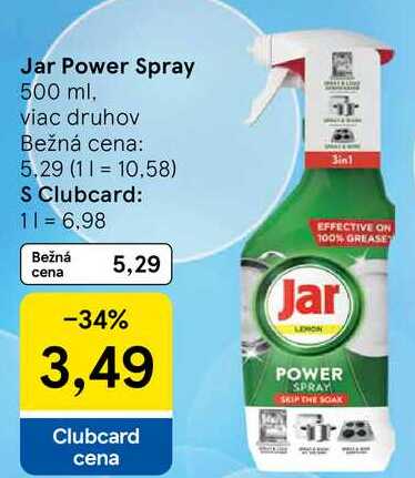 Jar Power Spray, 500 ml