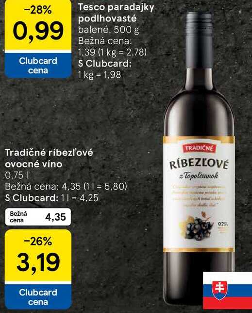 Tradičné ríbezľové ovocné víno, 0,75 l