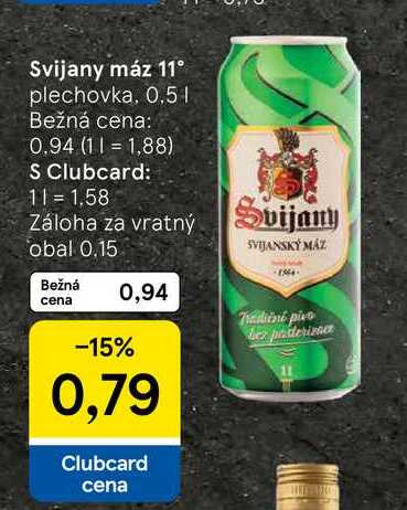 Svijany máz 11°, 0,5 l