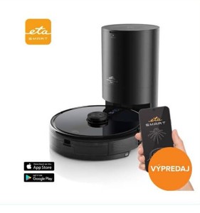 Robotický vysávač ETA Master 2 PRO 6229 90000 Čierny