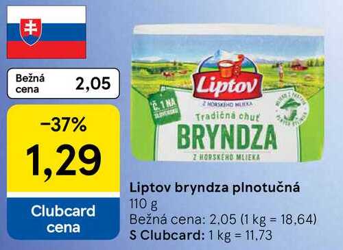 Liptov bryndza plnotučná, 110 g