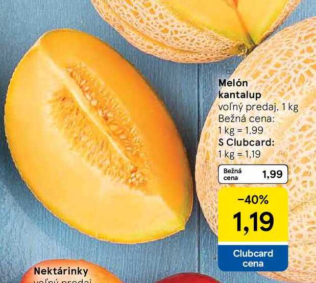 Melón kantalup, 1 kg