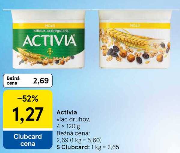 Activia, 4x 120 g 