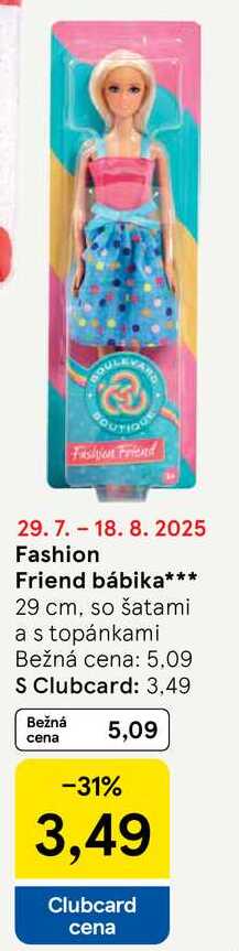 Fashion Friend bábika