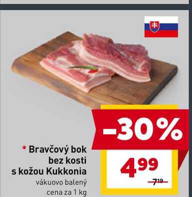 Bravčový bok bez kosti s kožou 1 kg 