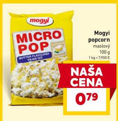 Mogyi popcorn maslový 100 g 