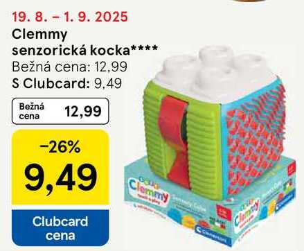 Clemmy senzorická kocka