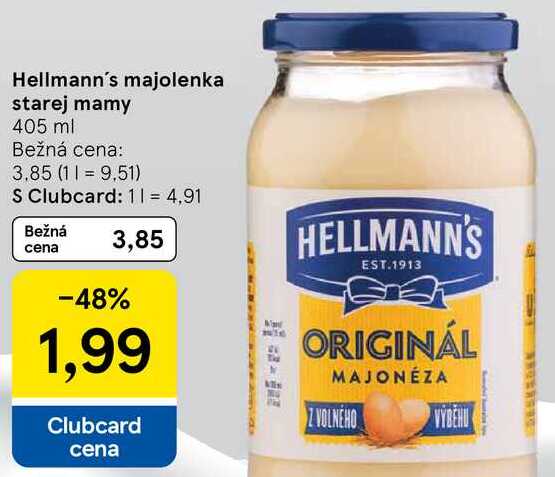 Hellmann's majolenka starej mamy, 405 ml 