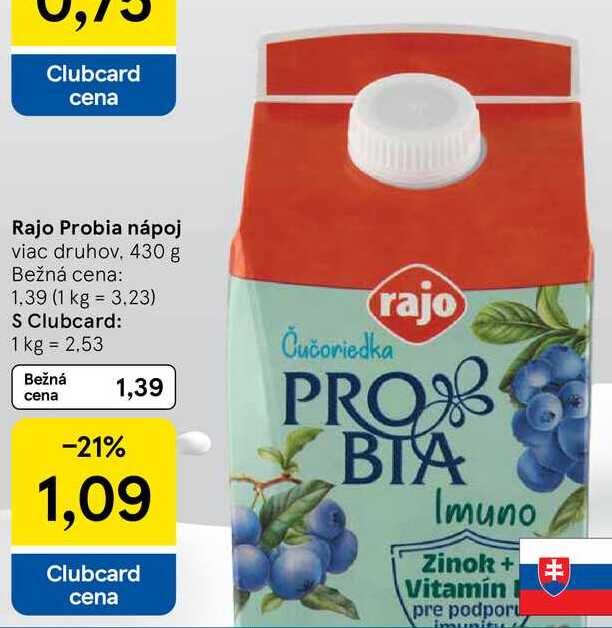 Rajo Probia nápoj, 430 g