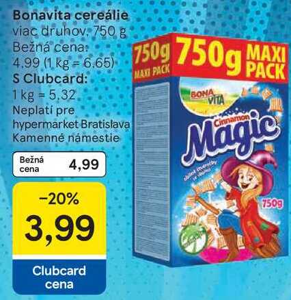 Bonavita cereálie, 750 g 