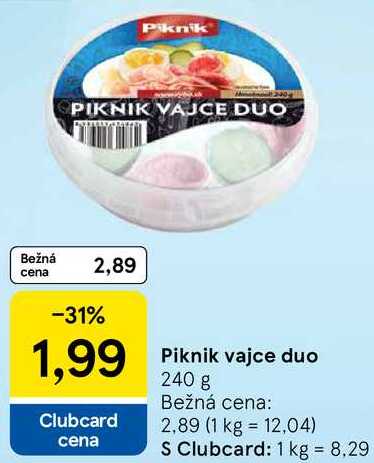 Piknik vajce duo, 240 g 