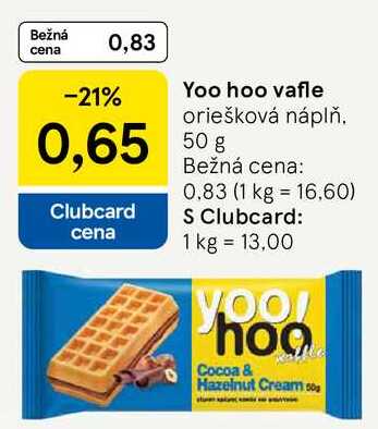 Yoo hoo vafle, 50 g