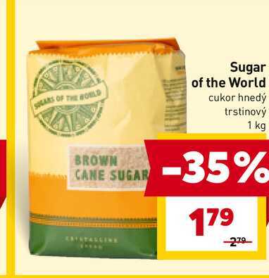Sugar of the World cukor hnedý trstinový 1 kg 
