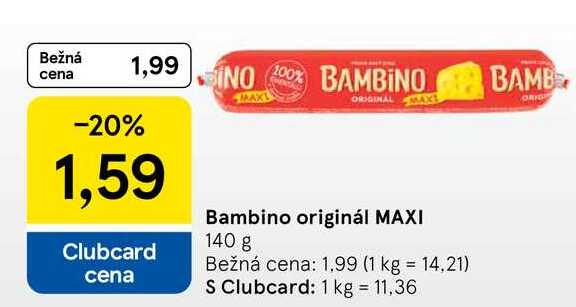 Bambino originál MAXI, 140 g 